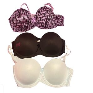 3 Set Push up Bras 38C